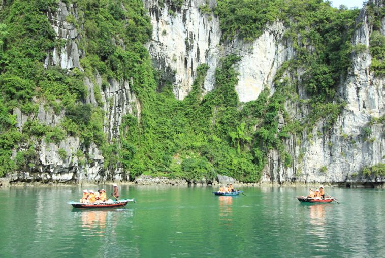 Bamboo boat trip